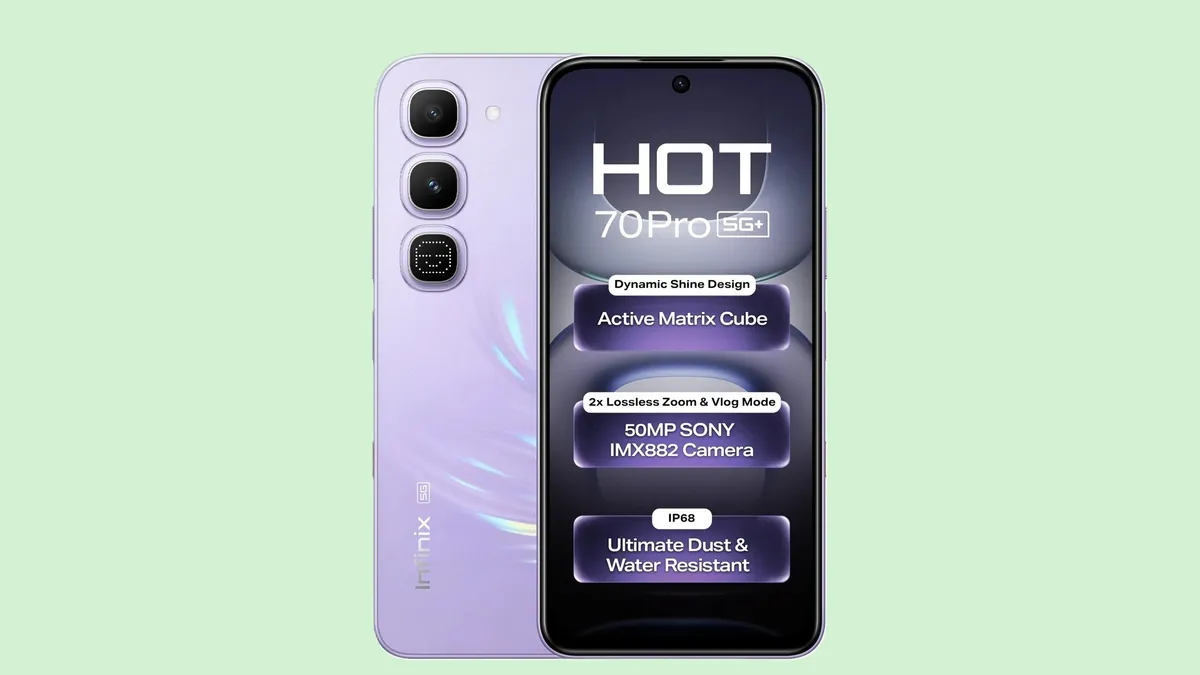 Infinix Hot 70 Pro launched in India