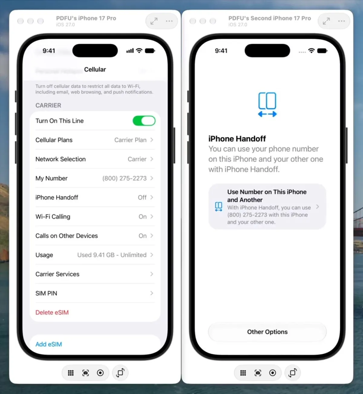 This iOS 27 feature will let you use one phone number on two iPhones