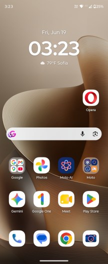 Home screen - Motorola Razr 70 Ultra/Razr Ultra 2026 review