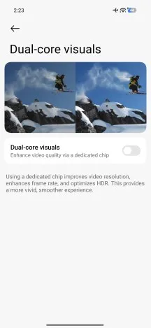Additional display features and settings - Poco F9 Ultra review