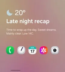 Cover screen - Samsung Galaxy Z Flip8 review