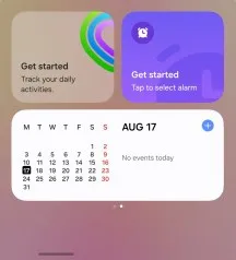 Widgets - Samsung Galaxy Z Flip8 review