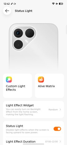 Status Light - Tecno Pova 8 review